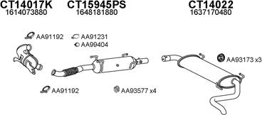 Veneporte 450907 - Система випуску ОГ autocars.com.ua