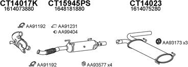 Veneporte 450908 - Система випуску ОГ autocars.com.ua