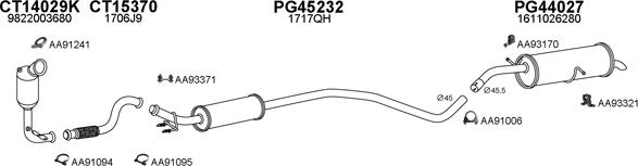 Veneporte 150786 - Система випуску ОГ autocars.com.ua