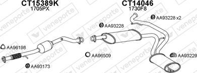 Veneporte 450935 - Система випуску ОГ autocars.com.ua