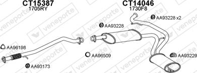 Veneporte 450936 - Система випуску ОГ autocars.com.ua