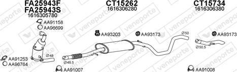 Veneporte 150803 - Система випуску ОГ autocars.com.ua