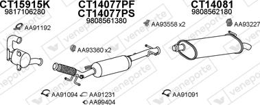 Veneporte 450939 - Система выпуска ОГ autodnr.net