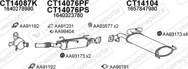 Veneporte 450983 - Система випуску ОГ autocars.com.ua