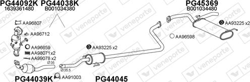 Veneporte 451008 - Система выпуска ОГ avtokuzovplus.com.ua