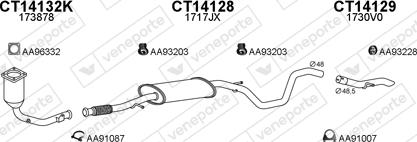 Veneporte 150868 - Система випуску ОГ autocars.com.ua