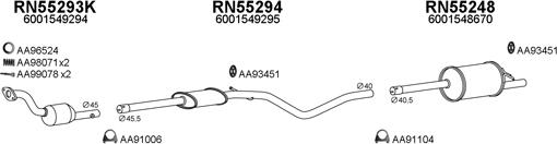 Veneporte 550548 - Система випуску ОГ autocars.com.ua