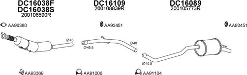Veneporte 160062 - Система випуску ОГ autocars.com.ua