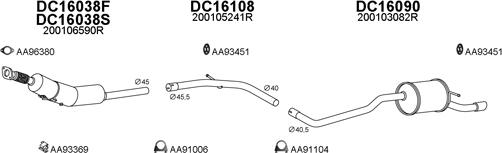 Veneporte 160064 - Система випуску ОГ autocars.com.ua