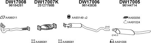 Veneporte 170001 - Система випуску ОГ autocars.com.ua