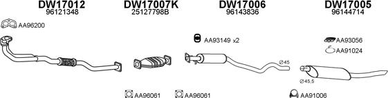 Veneporte 170033 - Система випуску ОГ autocars.com.ua