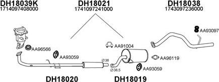 Veneporte 180018 - Система випуску ОГ autocars.com.ua