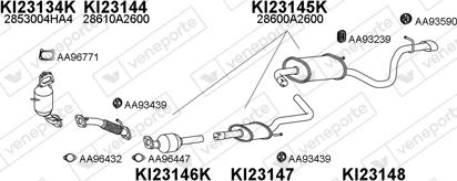 Veneporte 230062 - Система випуску ОГ autocars.com.ua