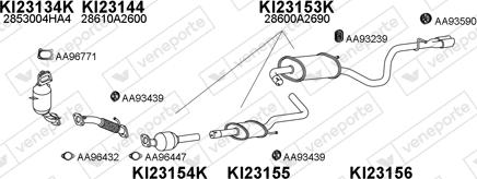 Veneporte 230064 - Система випуску ОГ autocars.com.ua