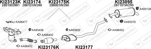 Veneporte 230074 - Система випуску ОГ autocars.com.ua