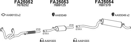Veneporte 250023 - Система випуску ОГ autocars.com.ua
