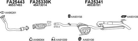 Veneporte 250085 - Система випуску ОГ autocars.com.ua