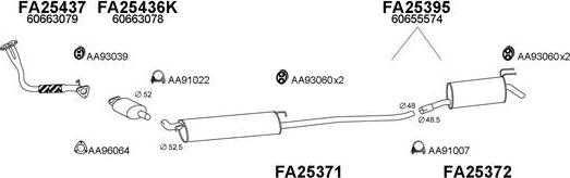 Veneporte 250095 - Система випуску ОГ autocars.com.ua