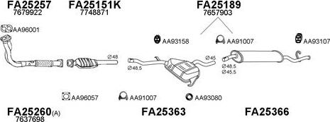 Veneporte 250176 - Система випуску ОГ autocars.com.ua