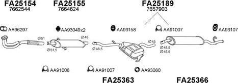 Veneporte 250178 - Система випуску ОГ autocars.com.ua