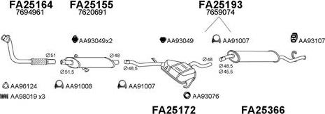 Veneporte 250180 - Система випуску ОГ autocars.com.ua