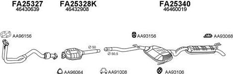 Veneporte 250264 - Система випуску ОГ autocars.com.ua