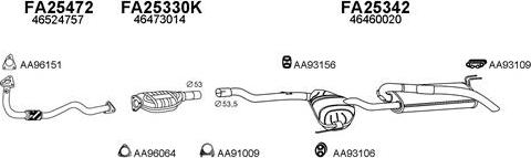 Veneporte 250442 - Система випуску ОГ autocars.com.ua