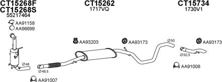 Veneporte 450716 - Система випуску ОГ autocars.com.ua