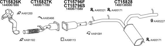 Veneporte 430108 - Система випуску ОГ autocars.com.ua