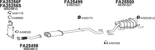 Veneporte 430116 - Система випуску ОГ autocars.com.ua