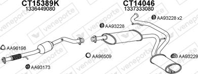 Veneporte 250596 - Система випуску ОГ autocars.com.ua