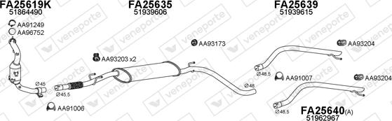 Veneporte 250604 - Система випуску ОГ autocars.com.ua