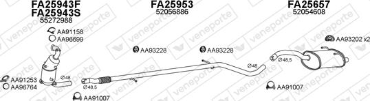 Veneporte 250622 - Система випуску ОГ autocars.com.ua