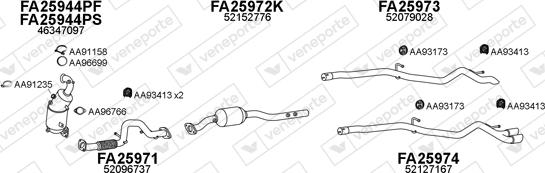 Veneporte 250629 - Система випуску ОГ autocars.com.ua