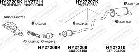 Veneporte 270082 - Система випуску ОГ autocars.com.ua