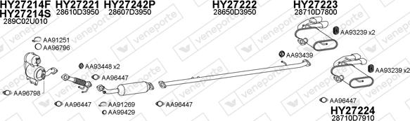 Veneporte 270084 - Система выпуска ОГ avtokuzovplus.com.ua