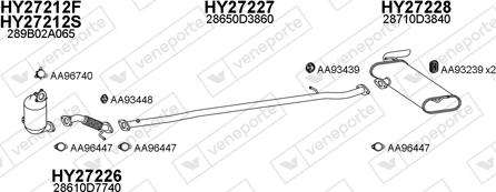 Veneporte 270085 - Система випуску ОГ autocars.com.ua