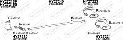 Veneporte 270088 - Система випуску ОГ autocars.com.ua
