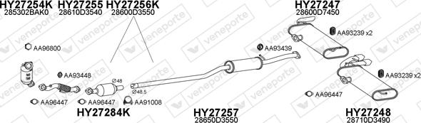 Veneporte 270092 - Система випуску ОГ autocars.com.ua