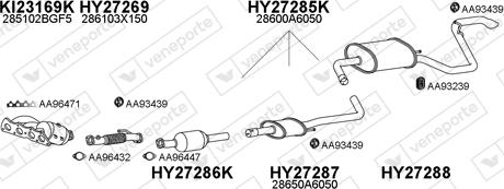 Veneporte 270102 - Система випуску ОГ autocars.com.ua