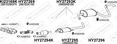 Veneporte 270104 - Система випуску ОГ autocars.com.ua