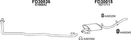 Veneporte 300032 - Система випуску ОГ autocars.com.ua