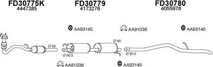 Veneporte 300166 - Система випуску ОГ autocars.com.ua