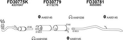 Veneporte 300167 - Система випуску ОГ autocars.com.ua