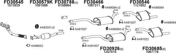 Veneporte 300200 - Система випуску ОГ autocars.com.ua