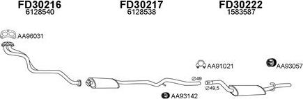 Veneporte 300431 - Система випуску ОГ autocars.com.ua