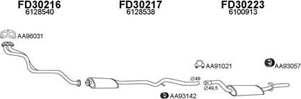 Veneporte 300432 - Система випуску ОГ autocars.com.ua
