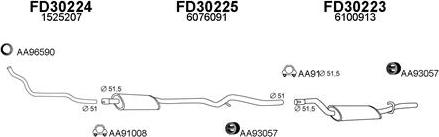 Veneporte 300433 - Система випуску ОГ autocars.com.ua