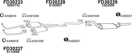 Veneporte 300439 - Система випуску ОГ autocars.com.ua