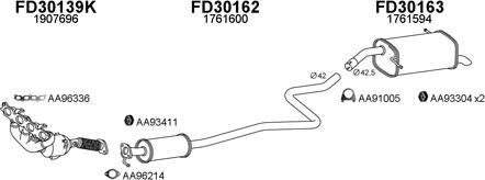 Veneporte 300556 - Система випуску ОГ autocars.com.ua